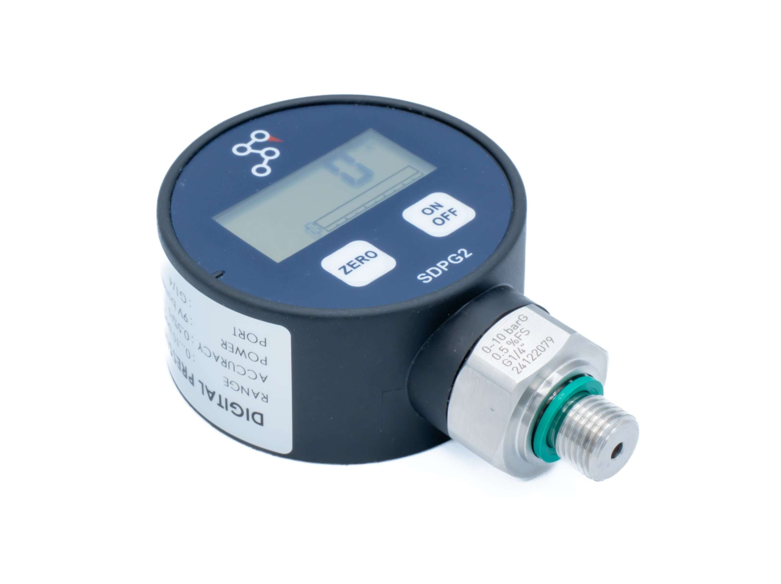 SDPG500 Series digital pressure gauge 45 degree