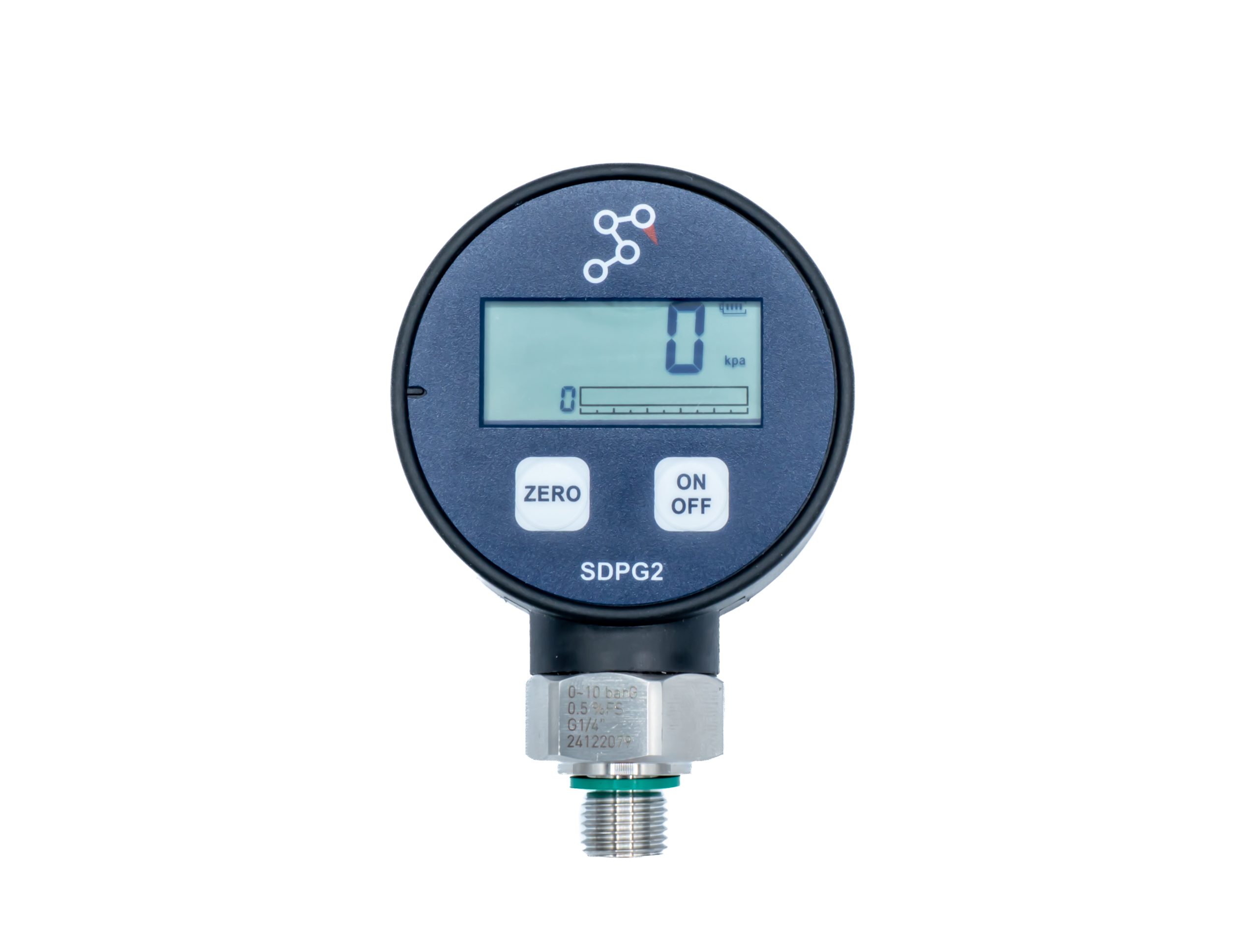 SDPG500 Series digital pressure gauge full front shot