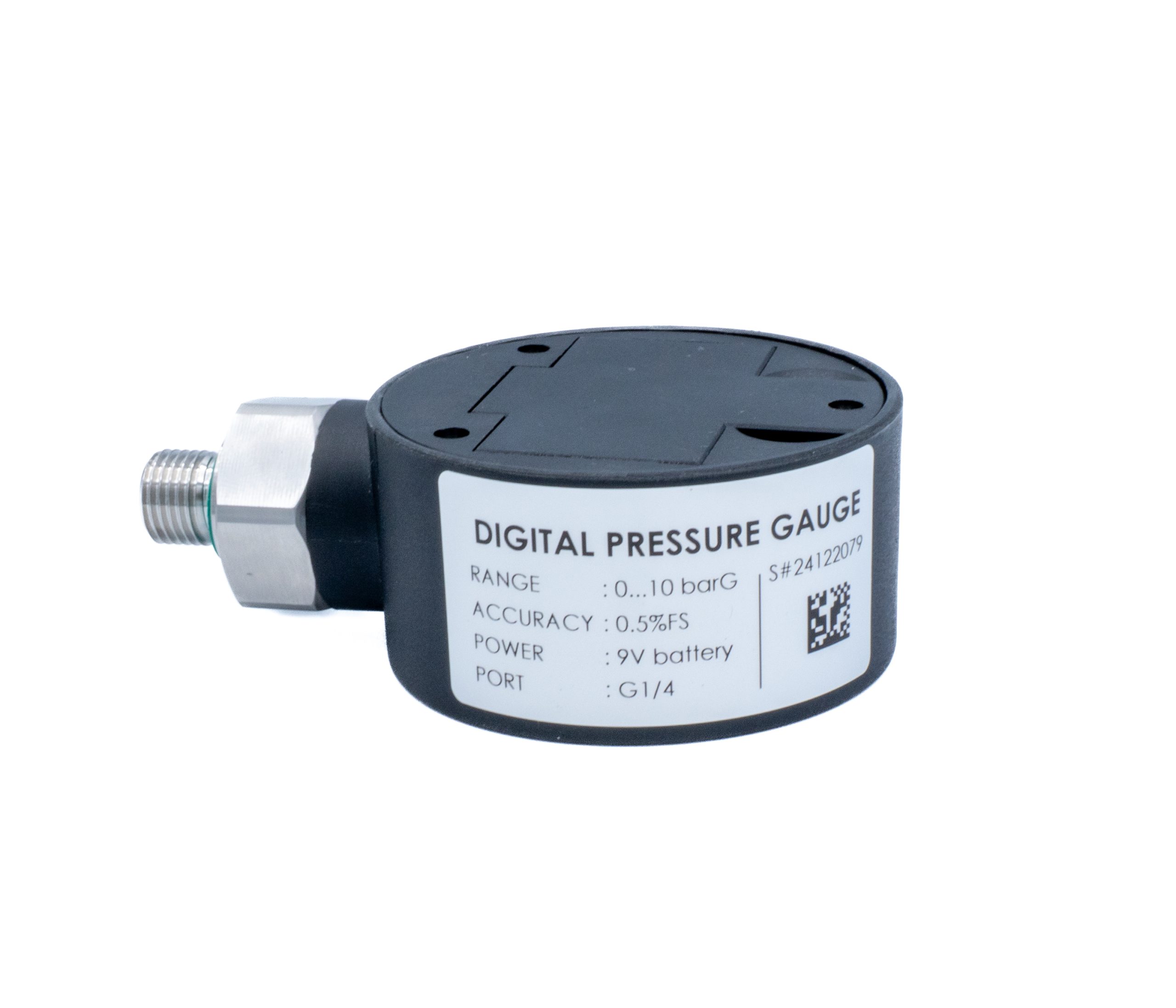 SDPG500 Series digital pressure gauge rear battery compartment