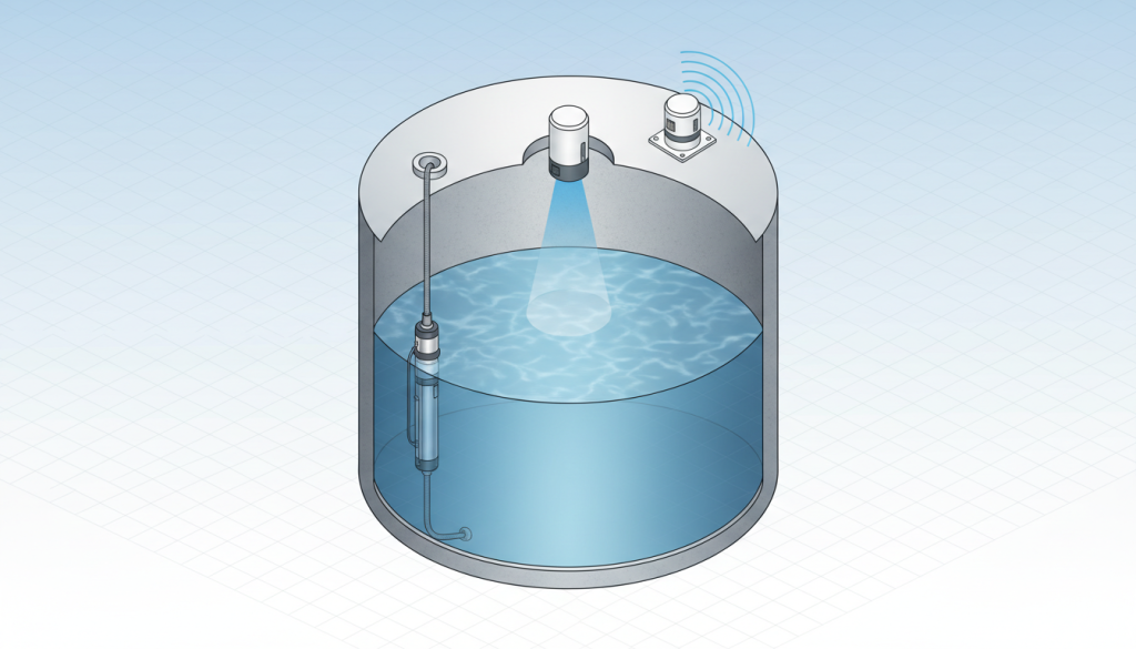 Hydrostatic vs Radar vs Ultrasonic Level Measurement